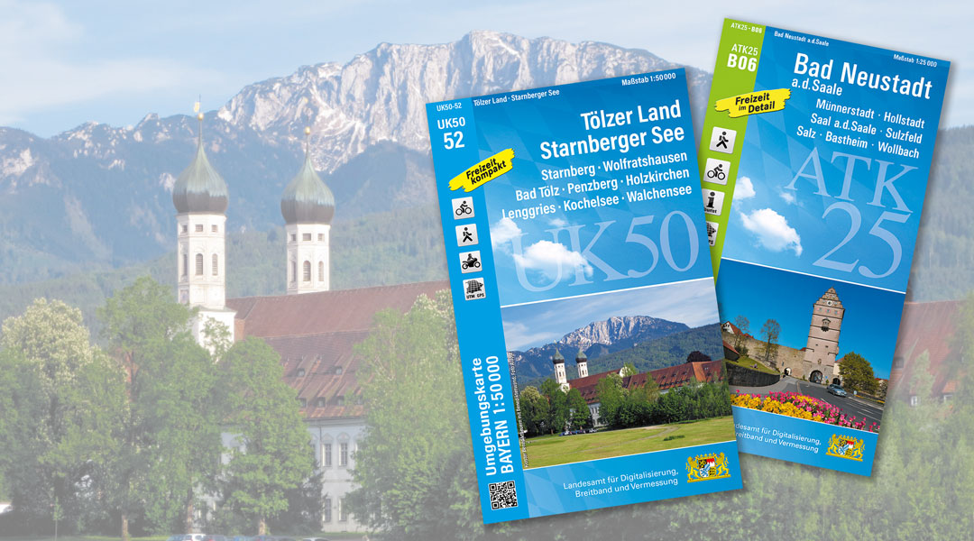 Bild vom Kloster Benediktbeuern, darauf das Titelblatt der ATK25 B06 und UK50-52